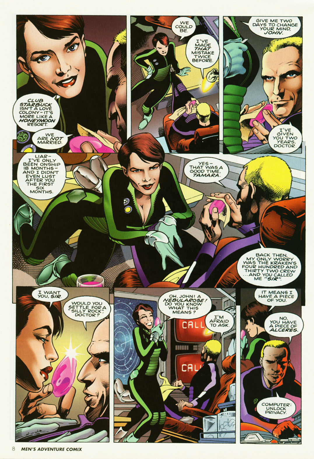 Penthouse Mens Adventure Comix #07 page 8 full