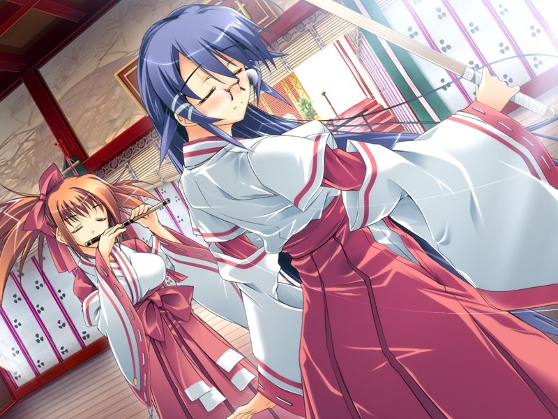 Miko Minyo ~Miko Shimai no Saiyaku na Ichinichi~ page 8 full
