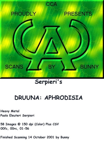 Serpieri, Paolo Eleuteri - Druuna 6 - Aphrodisia cover