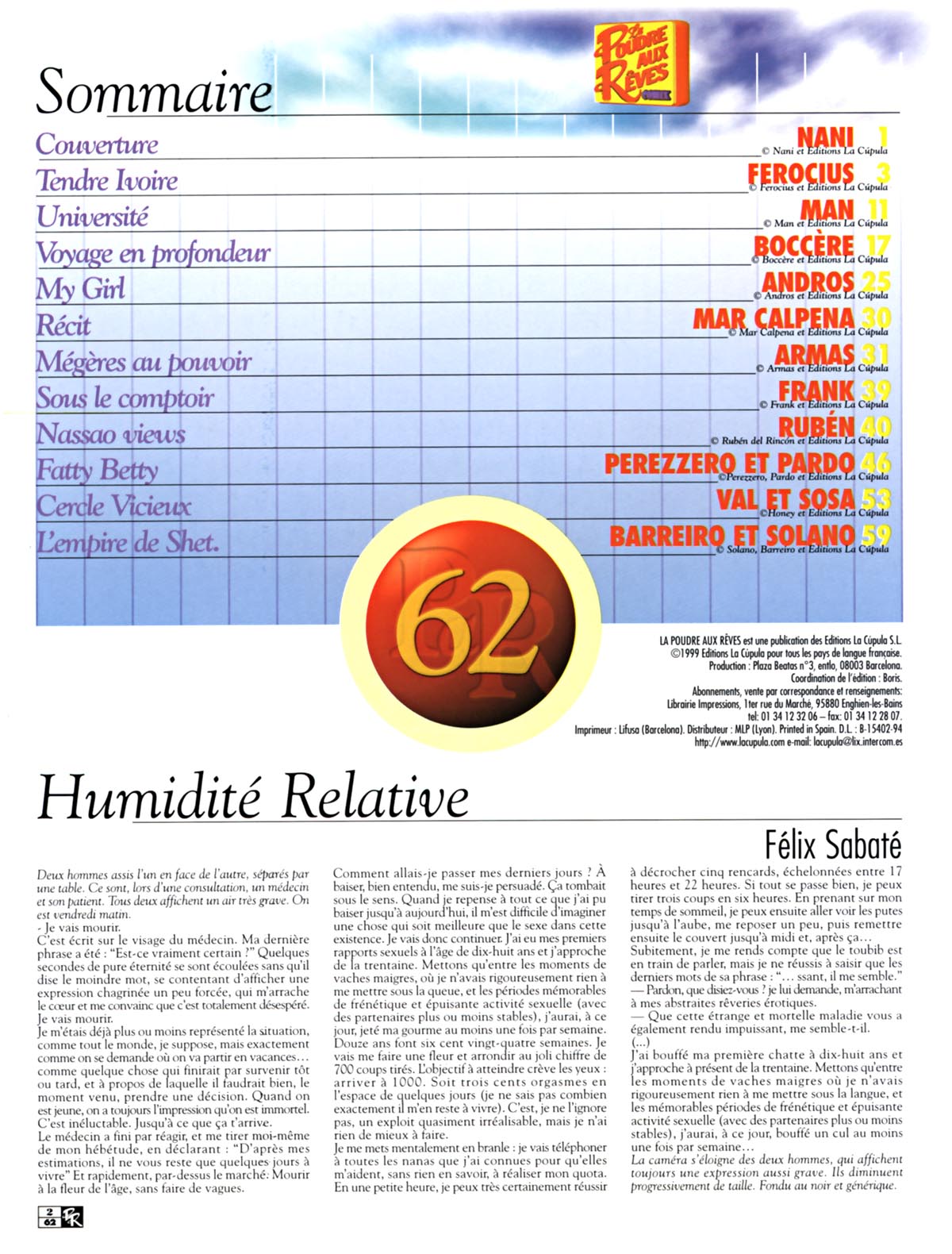 La poudre aux r&ecirc;ves  62 page 2 full