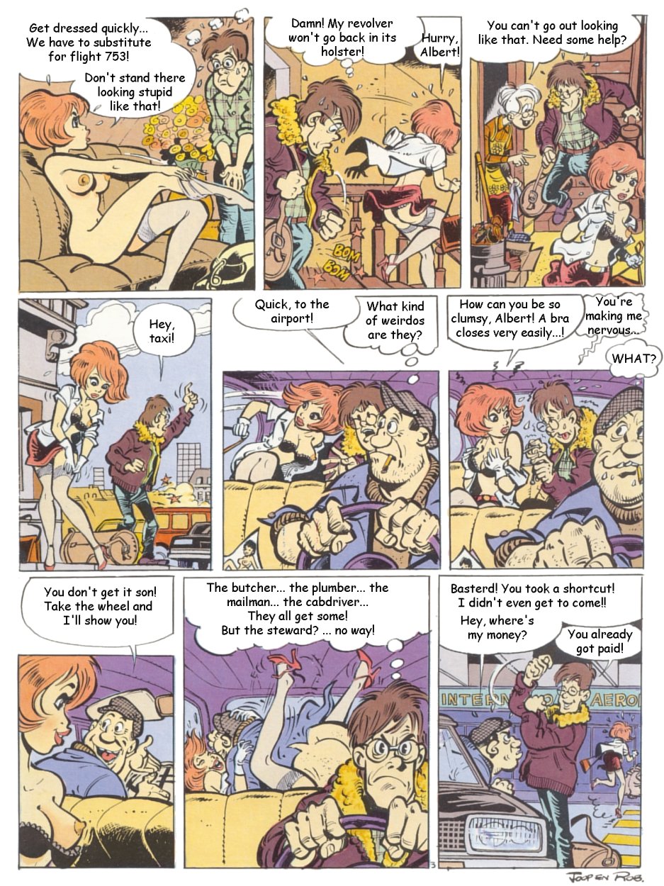 Nathalie - Strip Stewardess page 4 full