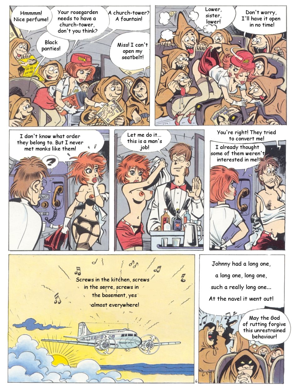Nathalie - Strip Stewardess page 7 full