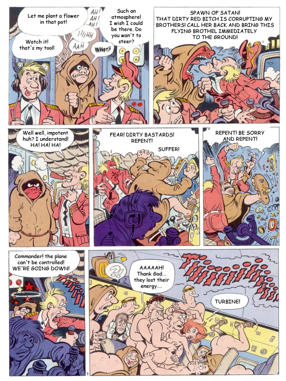 Nathalie - Strip Stewardess page 9 full
