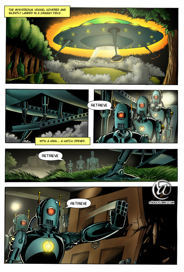 Alien Abduction #1: Unexpected Visitors page 4 full