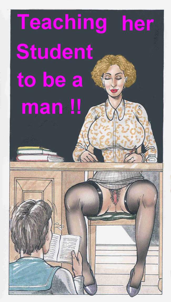 Teaching Her Student to be a Man page 1 full
