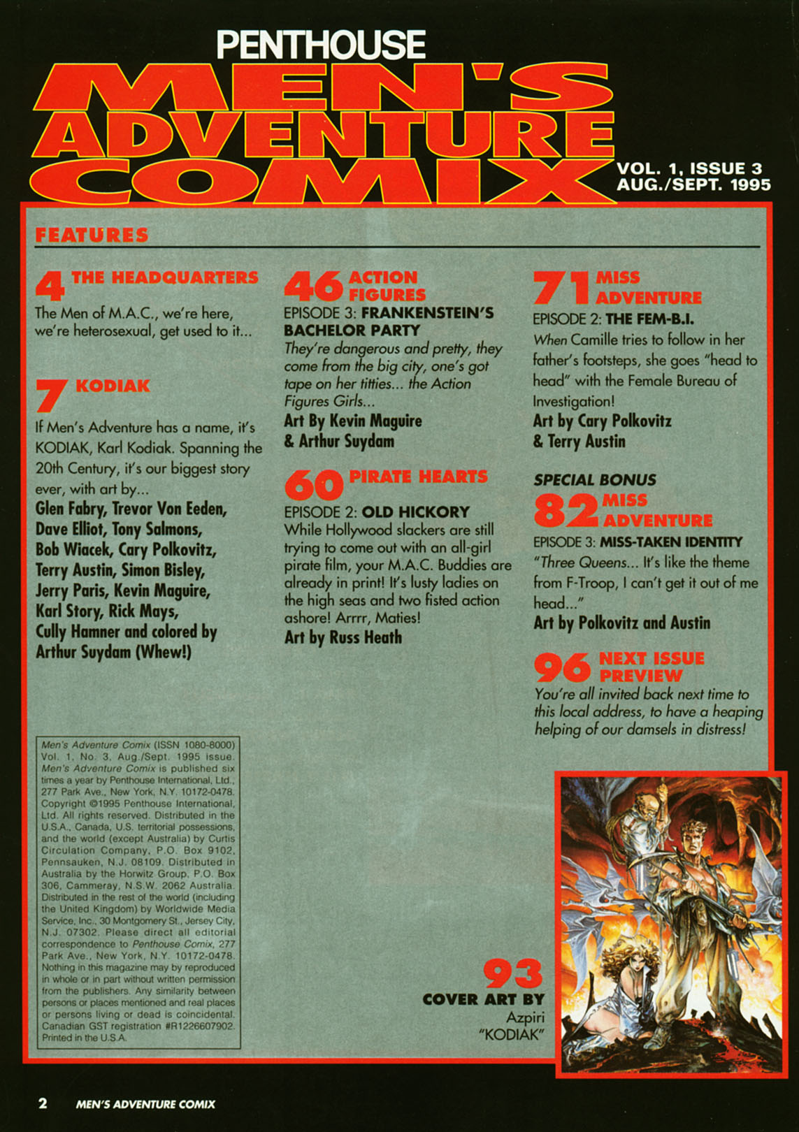 Penthouse Mens Adventure Comix #3 page 3 full