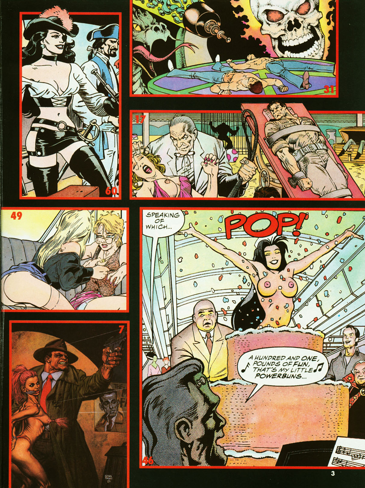 Penthouse Mens Adventure Comix #3 page 4 full