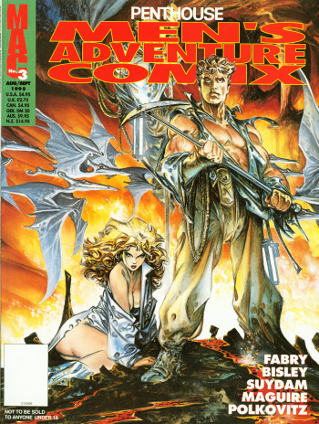 Penthouse Mens Adventure Comix #3 cover