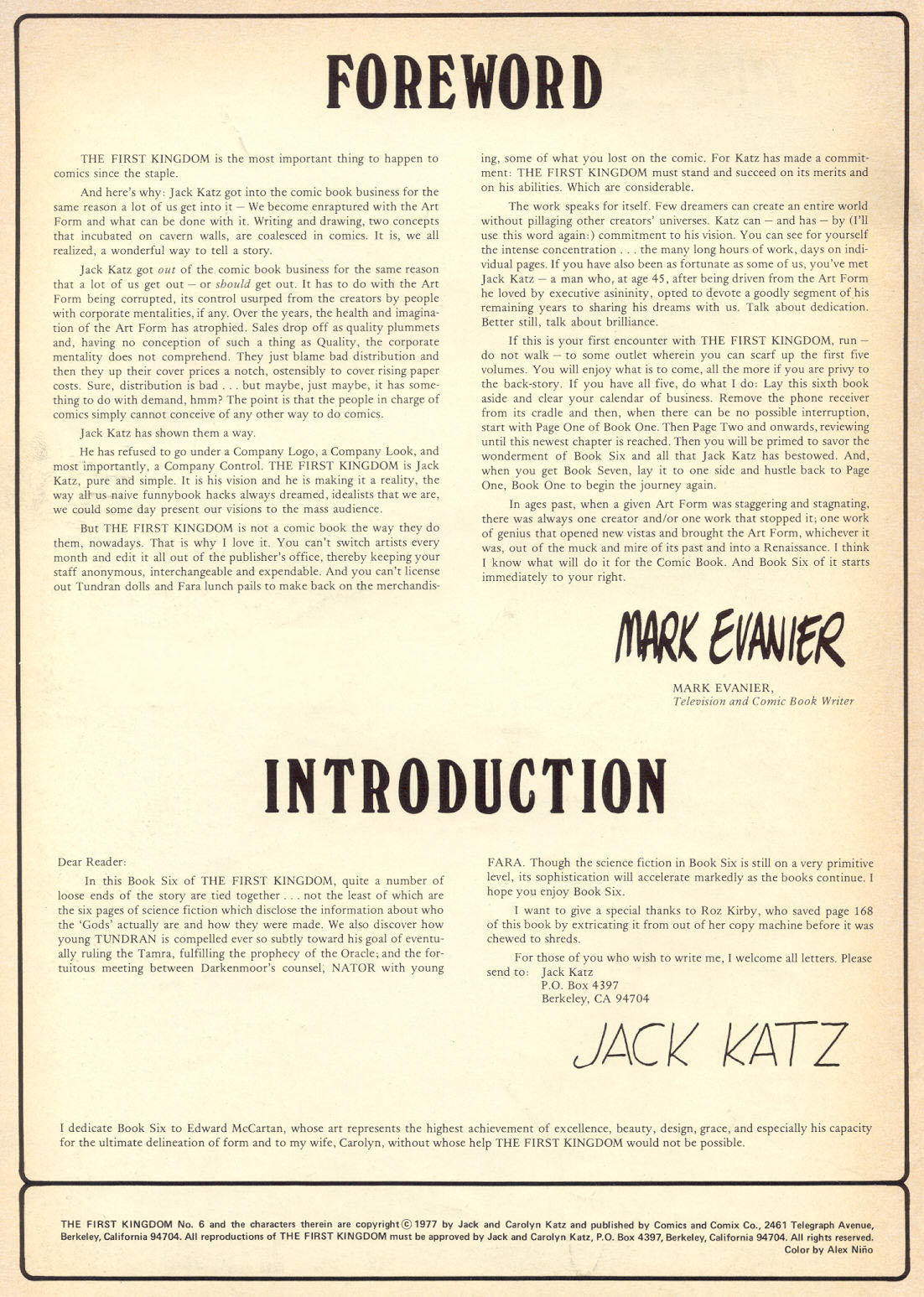 The First Kingdom page 2 full