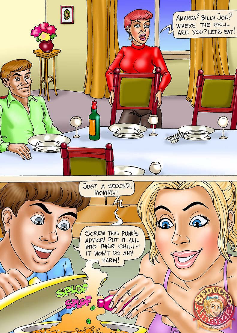 Amanda - Family Orgy page 6 full