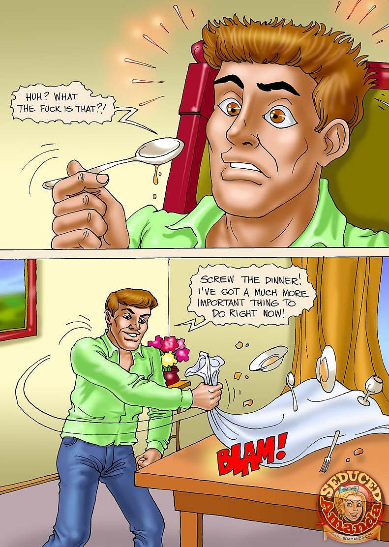 Amanda - Family Orgy page 8 full