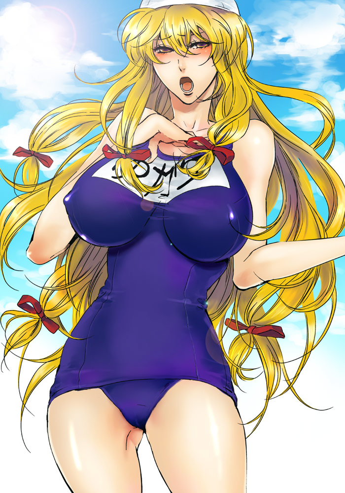Big Breasts Series : School Swimsuit page 2 full