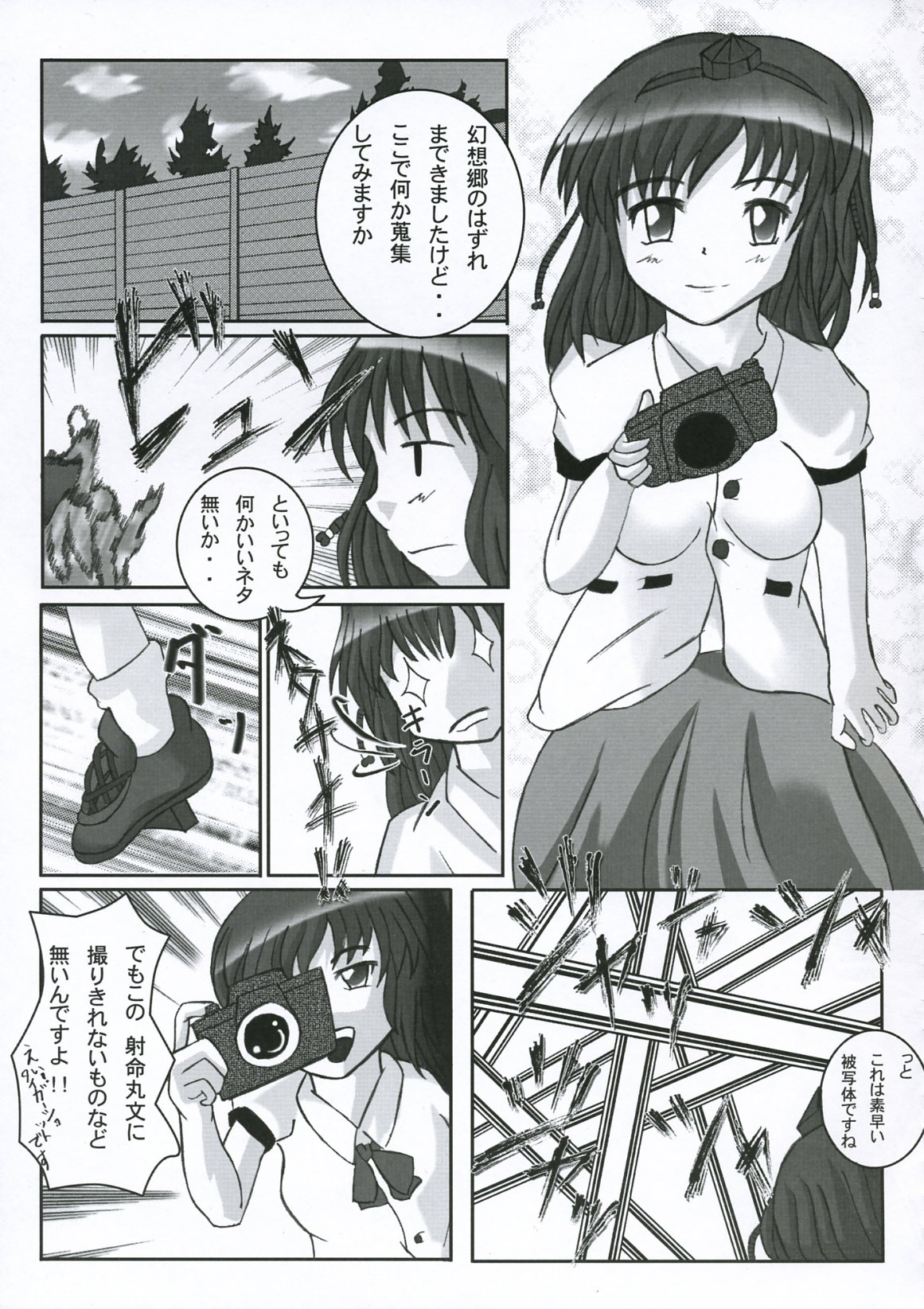 Touhou Reverse Vector Book, Falling to Earth page 4 full