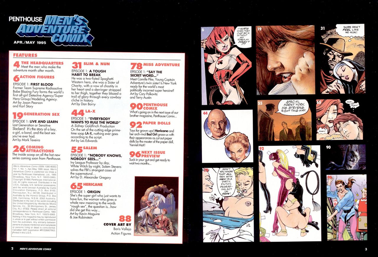 Penthouse Mens Adventure Comix page 6 full