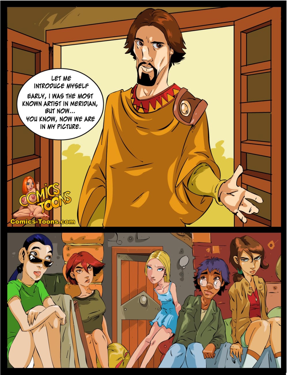 W.I.T.C.H. page 8 full