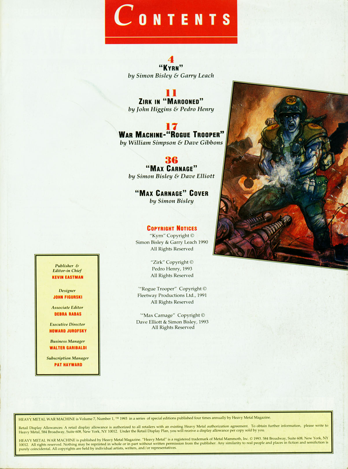 Heavy Metal Special War MachineVol.7-1 page 5 full