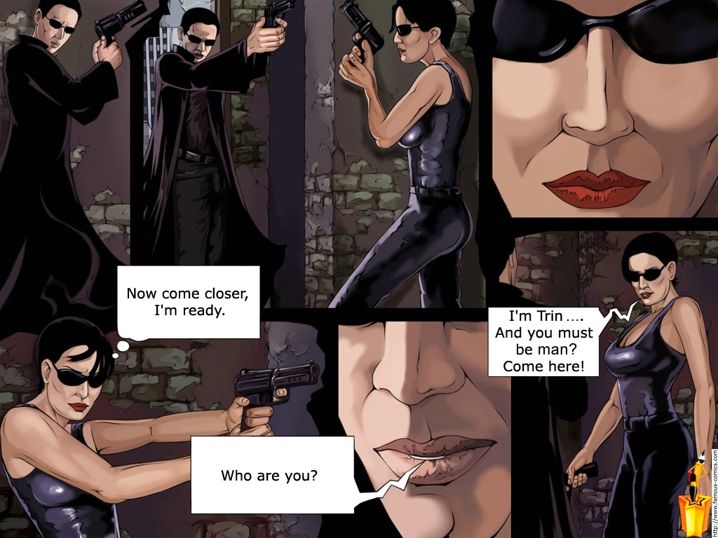 Sinful Comics - Carrie-Anne Moss / Matrix page 5 full