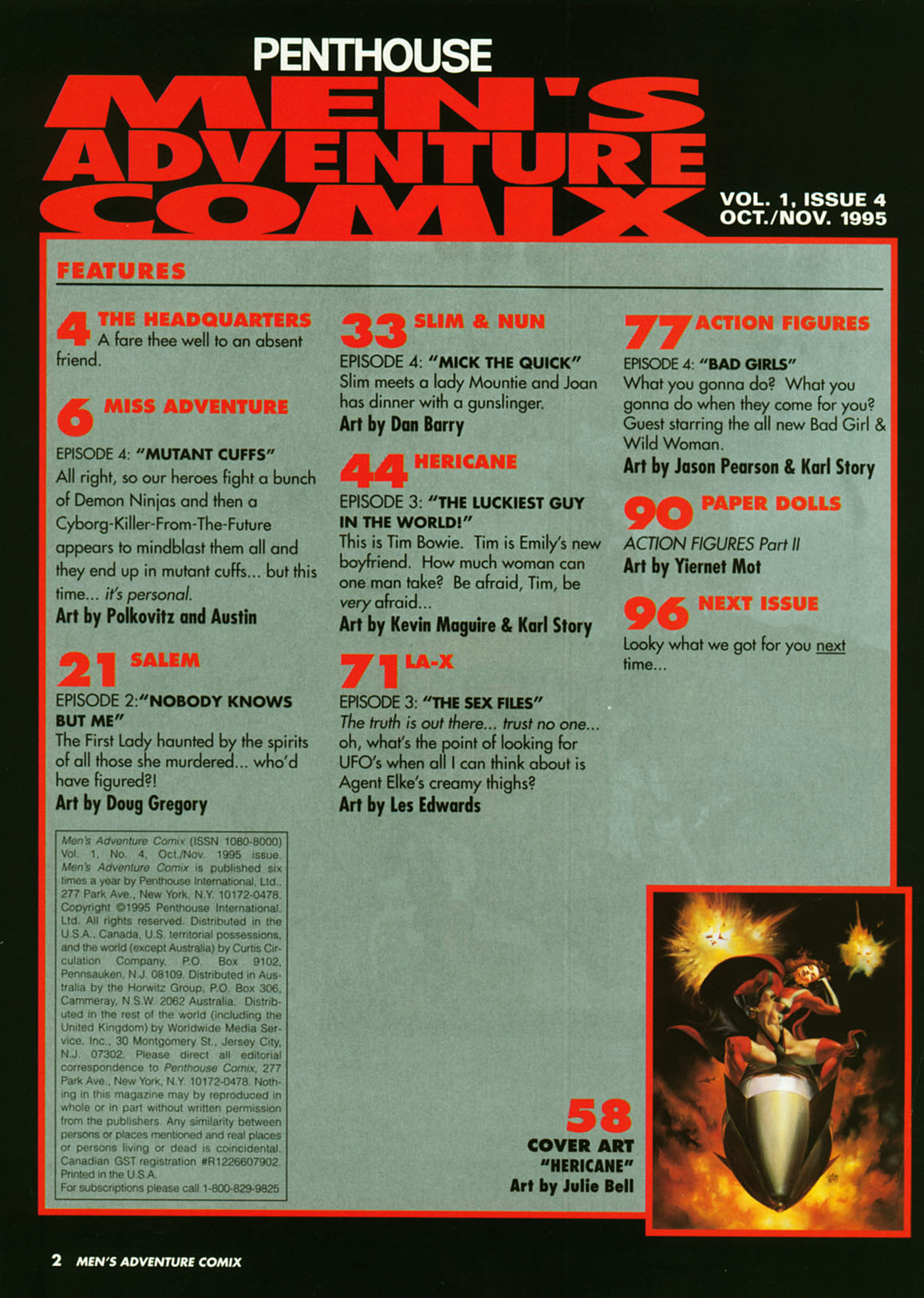 Penthouse Mens Adventure Comix #4 page 3 full