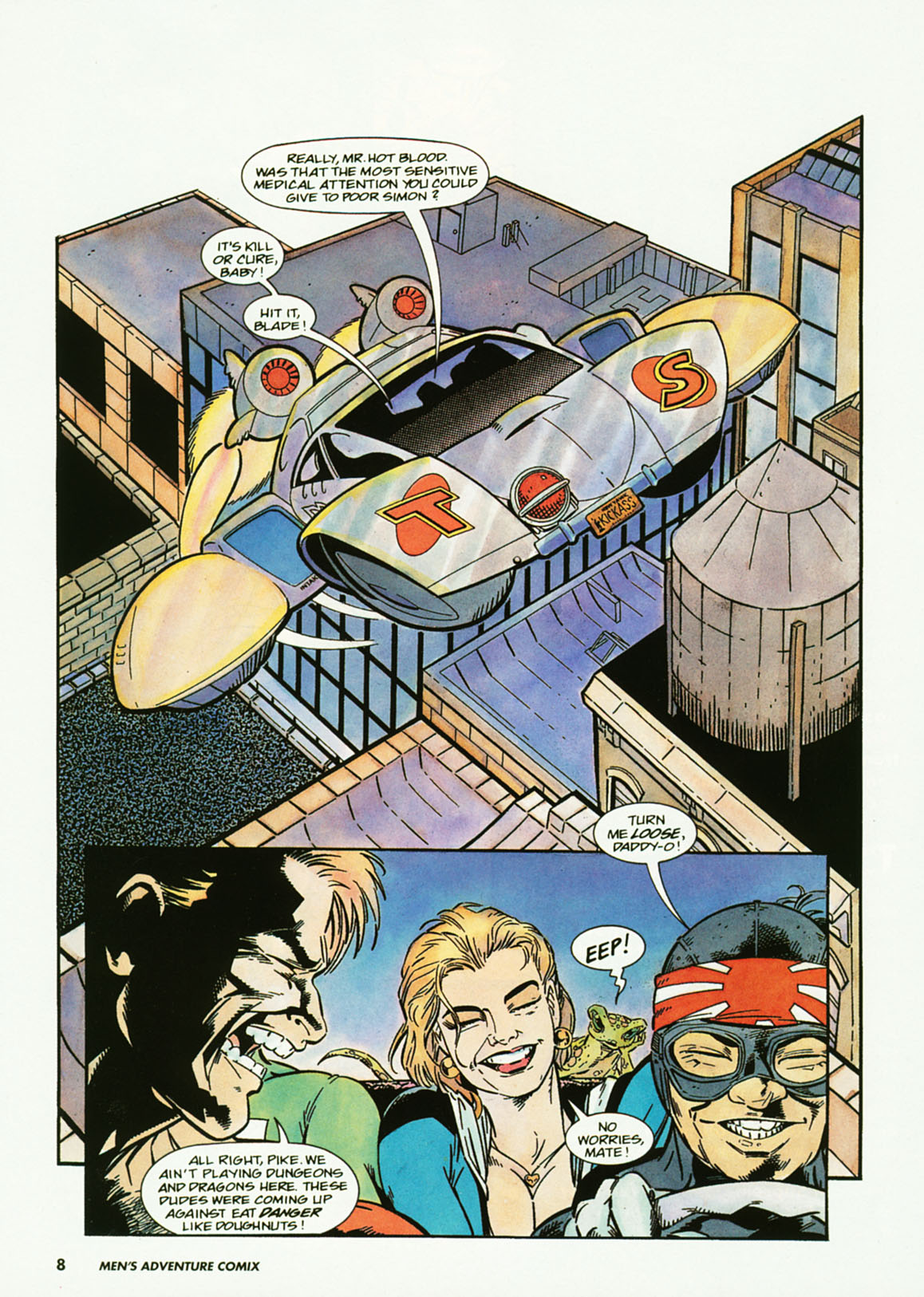 Penthouse Mens Adventure Comix #4 page 8 full