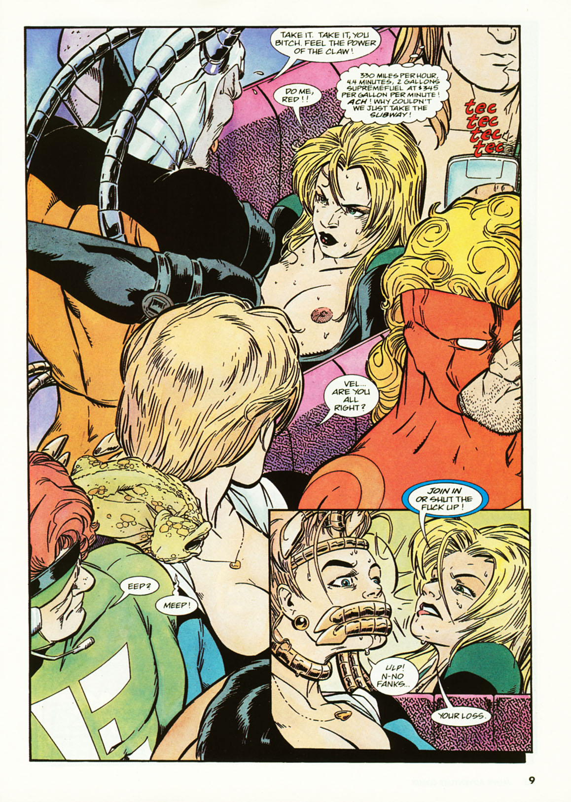 Penthouse Mens Adventure Comix #4 page 9 full