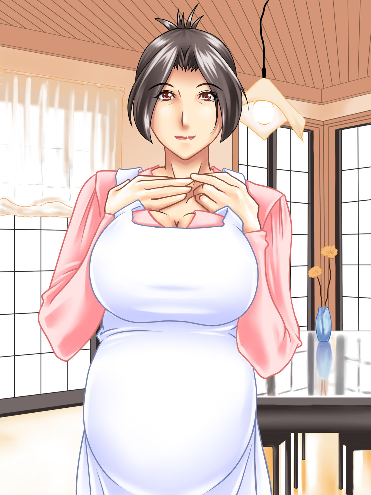 Diary OF A MILF 3 ~Stylist no Hisako-san to Kaa-san ni Maid Fuku Kisete Mita~ page 1 full