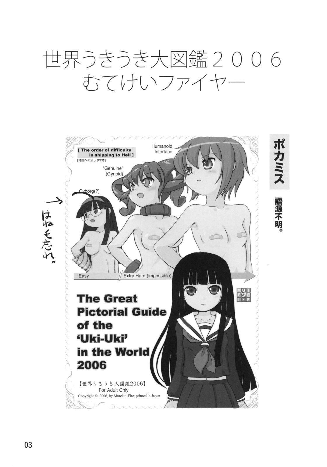 Sekai Ukiuki Zukan 2006 - The Pictorial Guide of the 'Uki-Uki' in the World 2006 page 2 full