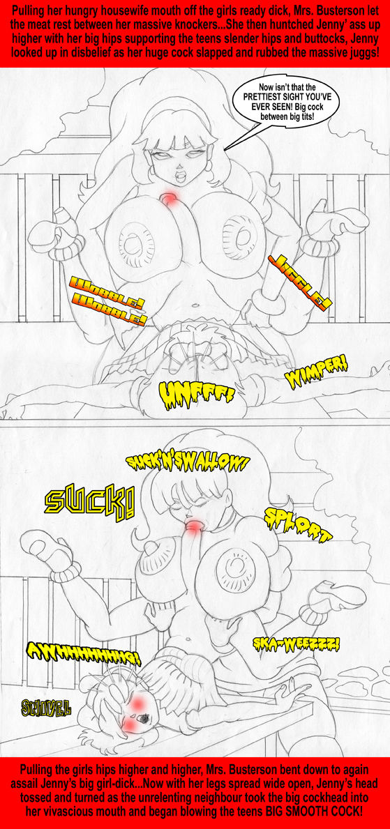 Dickgirl Jenny - Love Thy Neighbour! page 7 full