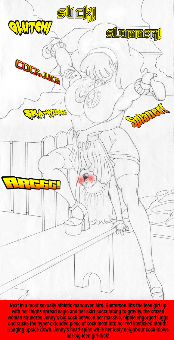 Dickgirl Jenny - Love Thy Neighbour! page 8 full