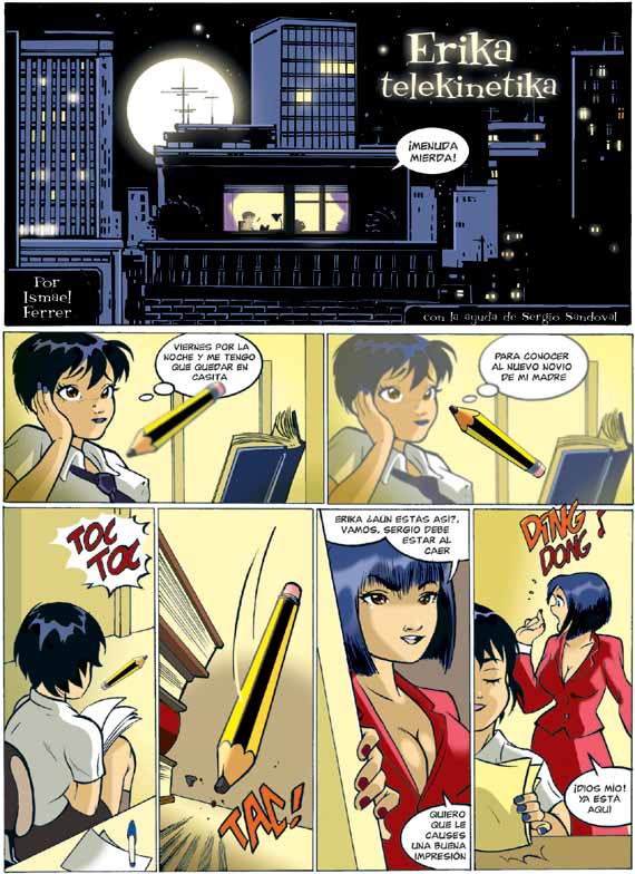 Erika Telekinetika #1 page 1 full