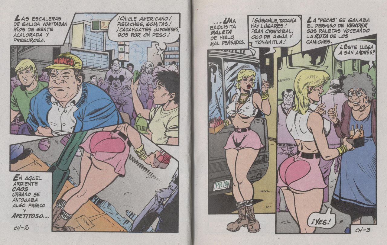 Chambeadoras 056 - pa' servirle a ust&eacute;&uml;&uml; - Con una buena chupada, se la dejo animada page 3 full