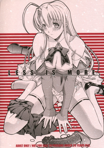 LESS IS MORE cover