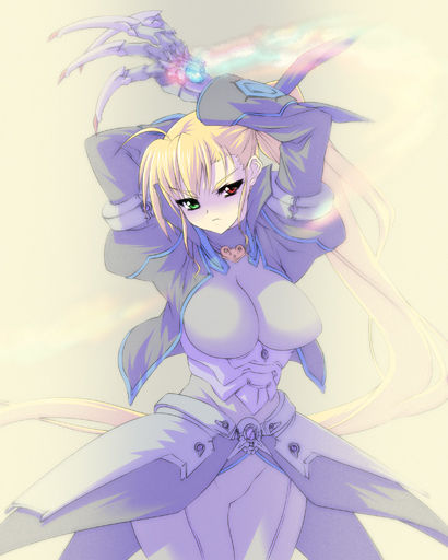 Fate testarosa, Nanoha Tachimachi, Vivio, Arf, and Lindy Howlown page 8 full