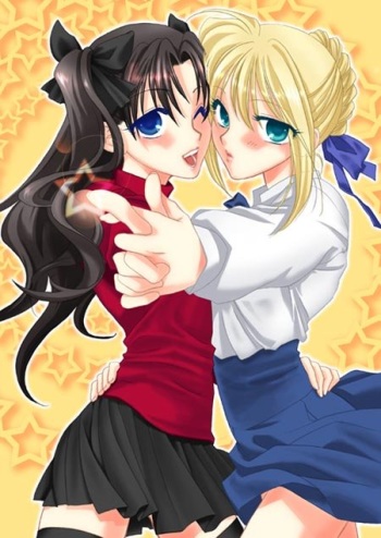 Rin &amp; Saber Various Artists cover