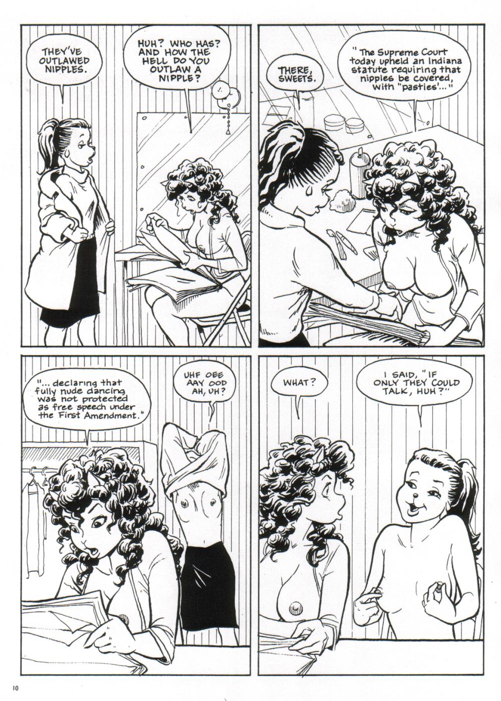 Omaha the Cat Dancer - Volume #5 page 10 full