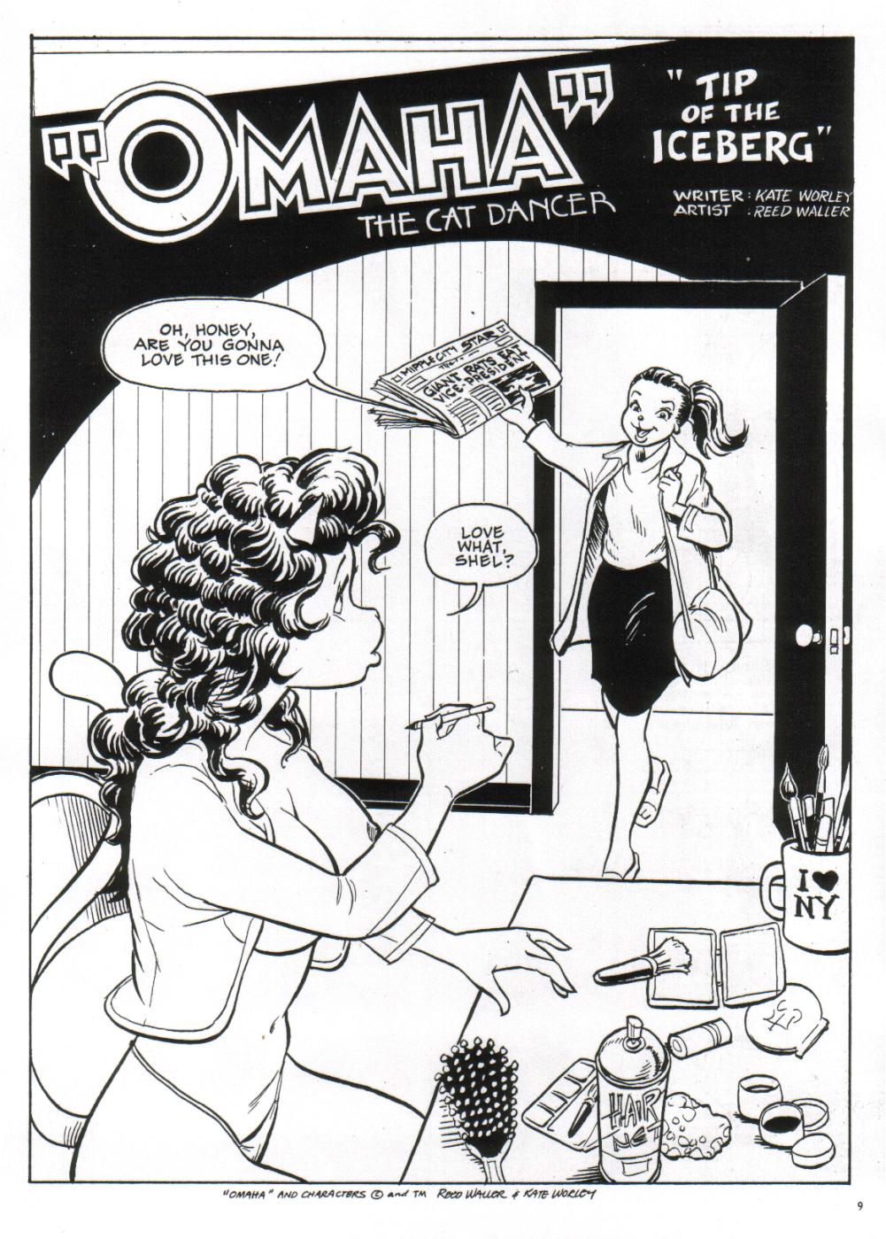 Omaha the Cat Dancer - Volume #5 page 9 full
