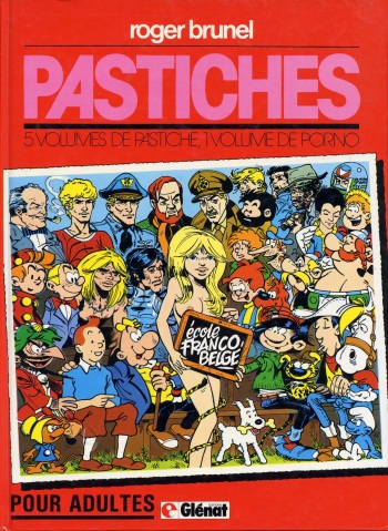 Pastiches 1 - école franco-belge cover
