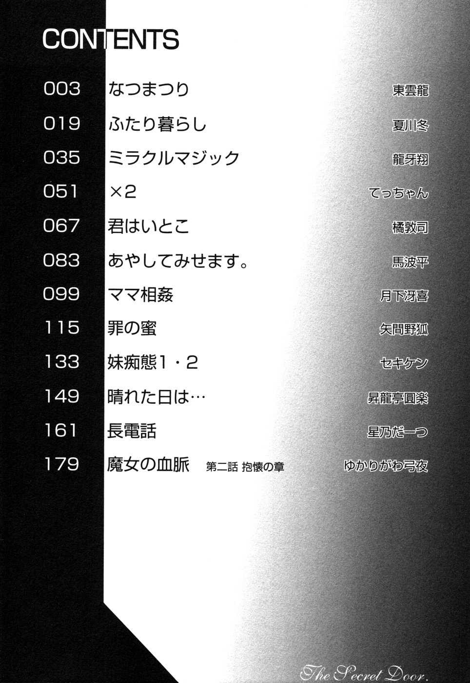 Himitsu no Tobira 5 Kinshin Ai Anthology page 5 full