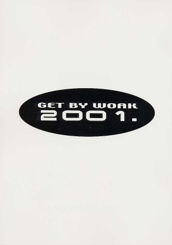 GET BY WORK 2001. cover