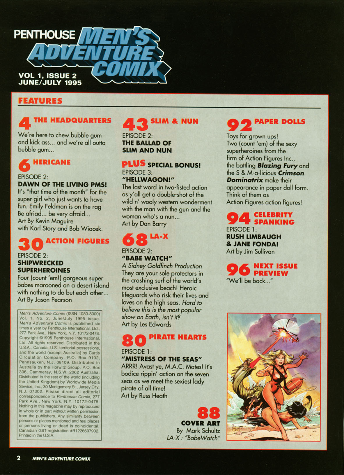 Penthouse Mens Adventure Comix #2 page 3 full