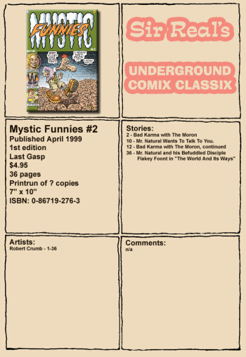 Mystic Funnies #2 cover