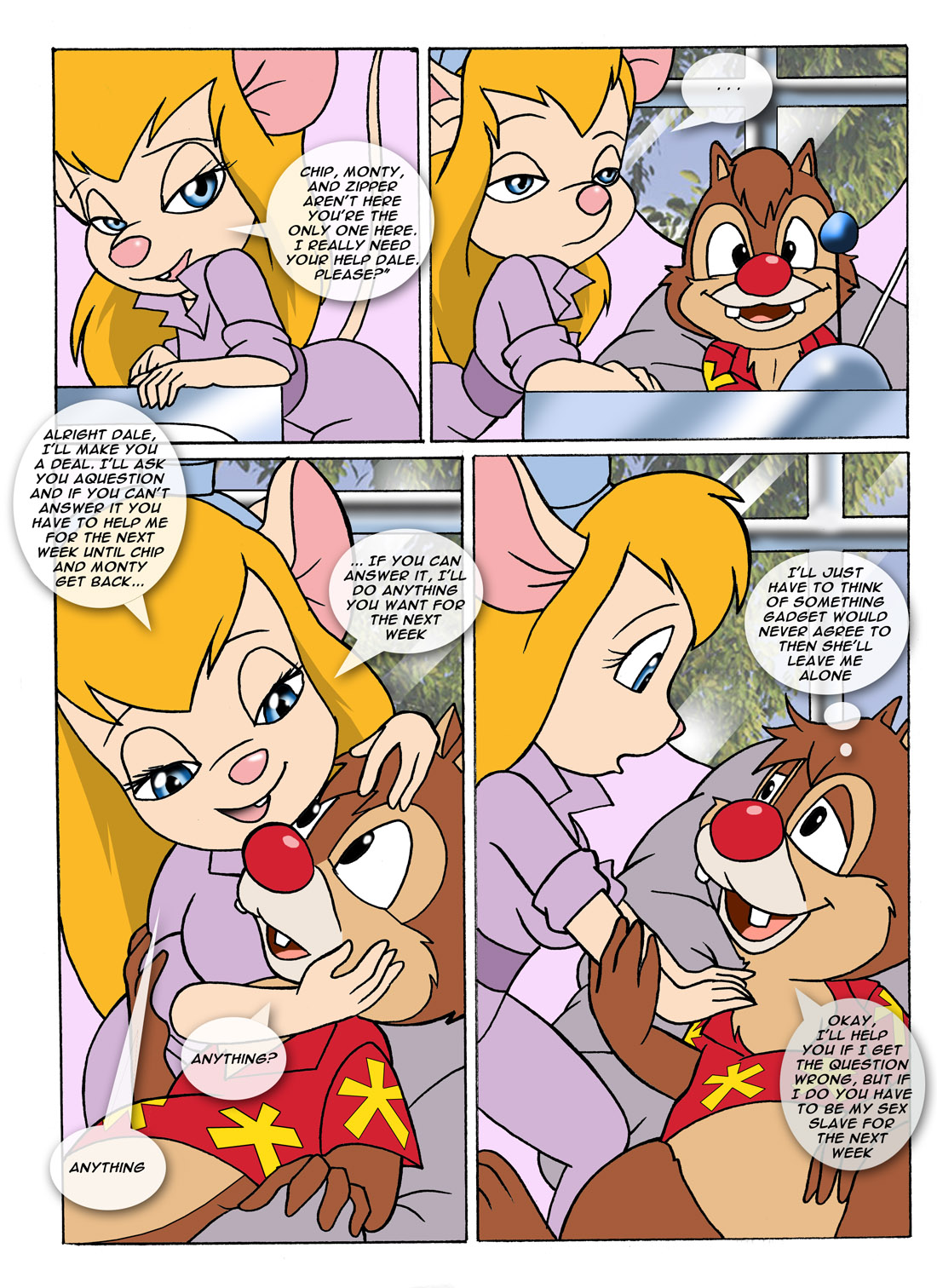 Gadget's Bet, Gadget's Bum page 4 full