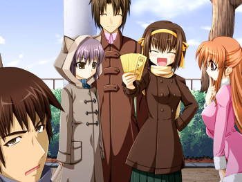 Suzumiya Haruhi no onsen cover