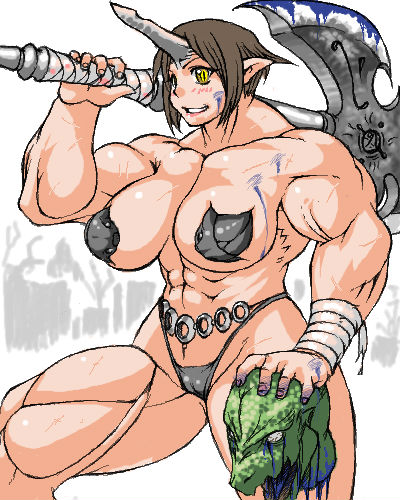 Strong, Muscular, Warrior Women page 1 full