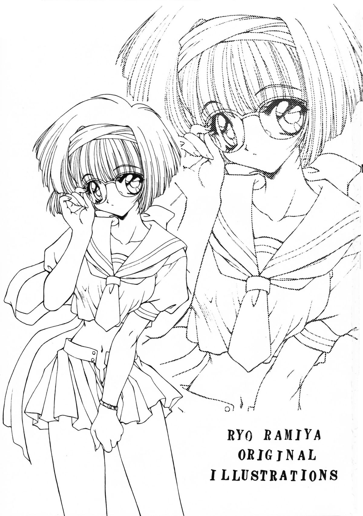 Ramiya Ryou Illustration Gengashuu page 3 full