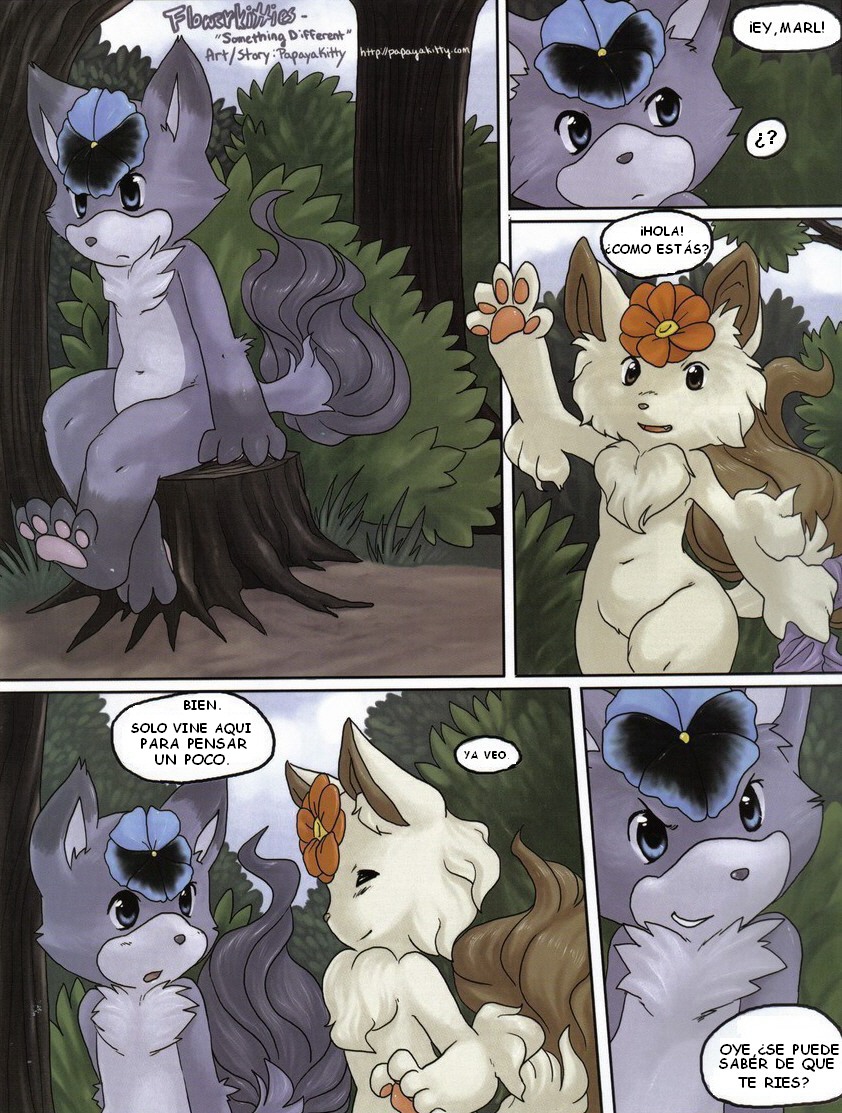 Flower Kitties page 1 full