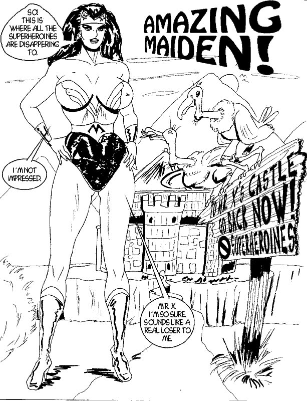 Amazing Maiden page 1 full