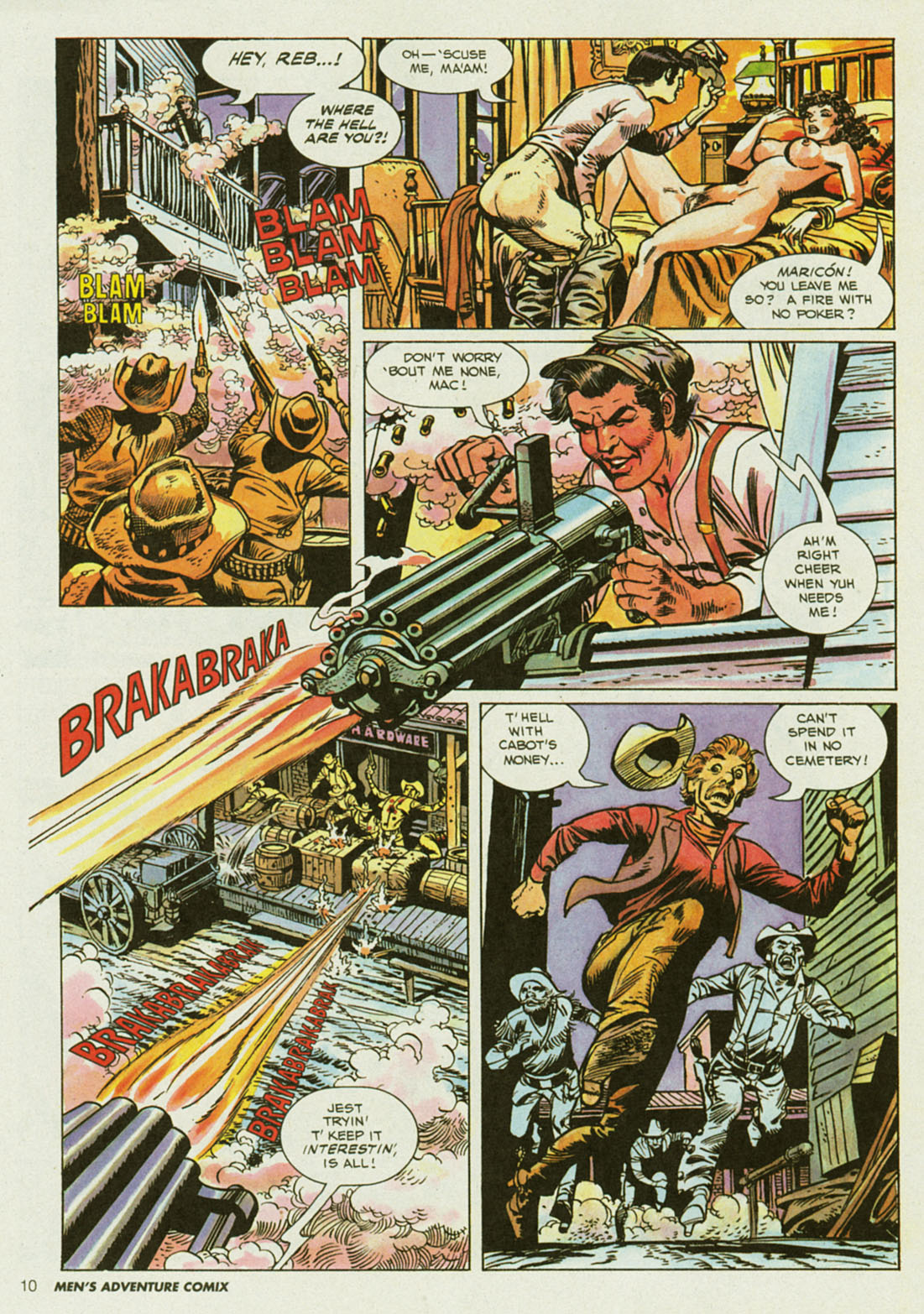 Penthouse Mens Adventure Comix #6 page 10 full