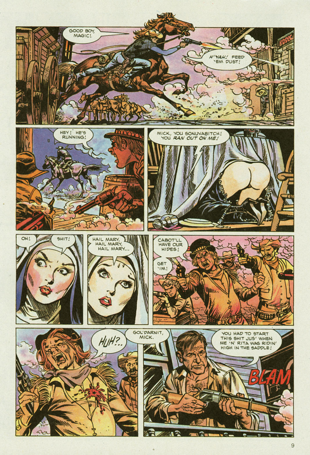 Penthouse Mens Adventure Comix #6 page 9 full