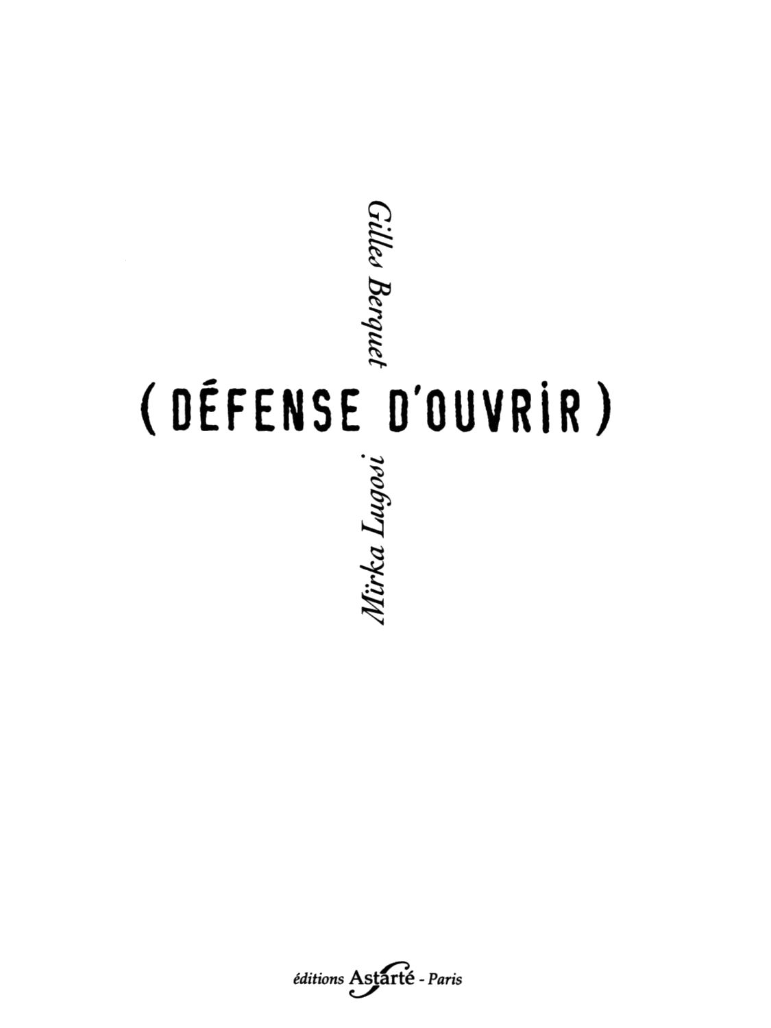 Defense d'Ouvrir page 6 full