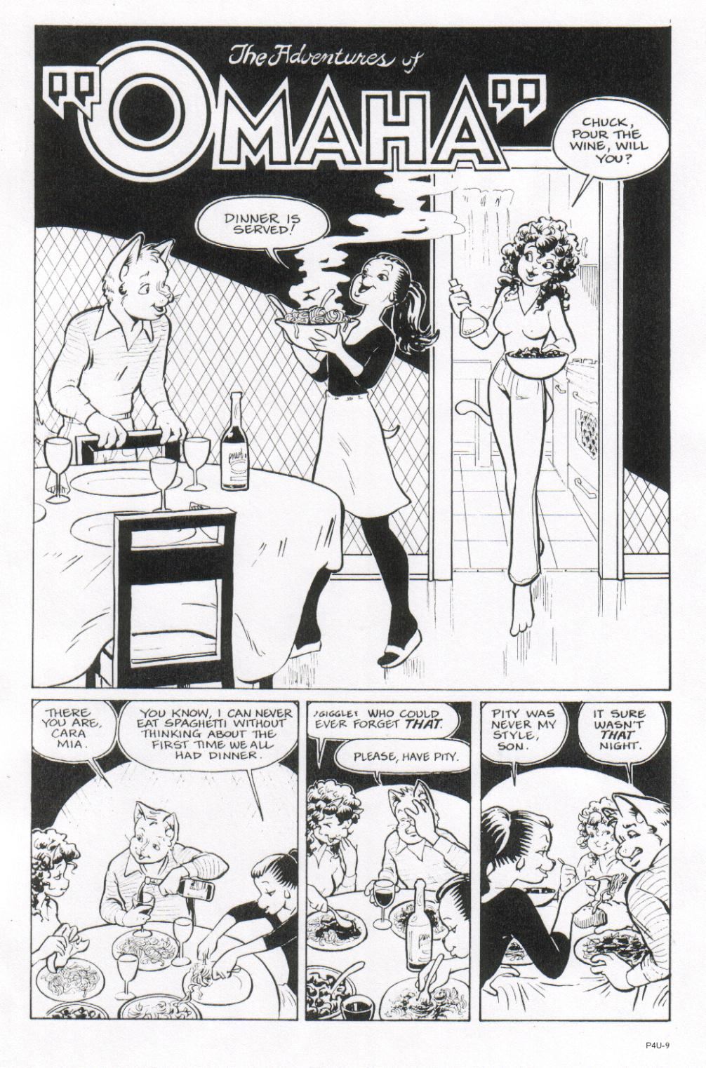 Omaha the Cat Dancer - Volume #4 page 9 full